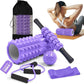 Premium EVA foam roller by Fitnessniches for deep tissue massage, ideal for back and legs, showcasing textured surface.