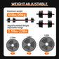 5-44lbs Adjustable Dumbbell to Barbell Set