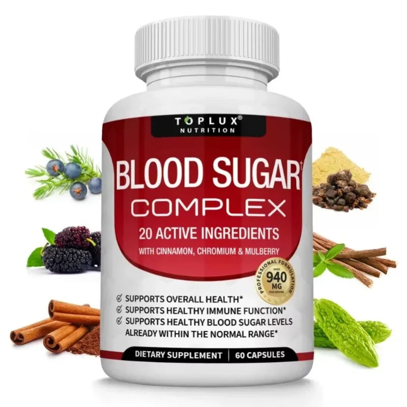 Vitamin C + E Blood Sugar Complex - Heart & Immune Support