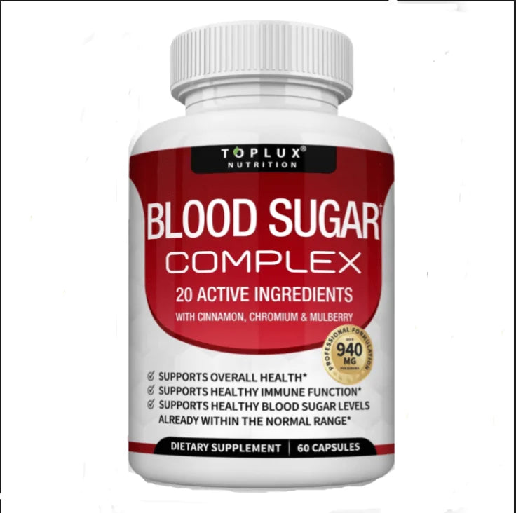 Vitamin C + E Blood Sugar Complex - Heart & Immune Support