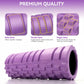 Premium EVA foam roller for deep tissue massage, ideal for back and legs, featuring a textured surface for enhanced grip.