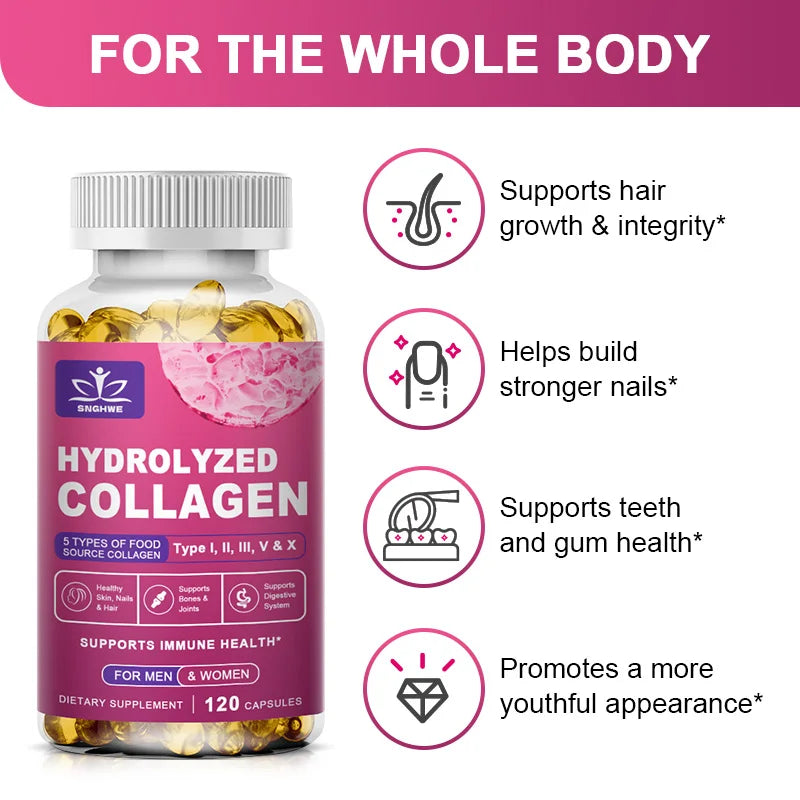 Hydrolyzed Collagen + Hyaluronic Acid - Beauty & Joint Support