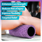 Premium EVA foam roller by Fitnessniches designed for deep tissue massage on back and legs, featuring a textured surface.