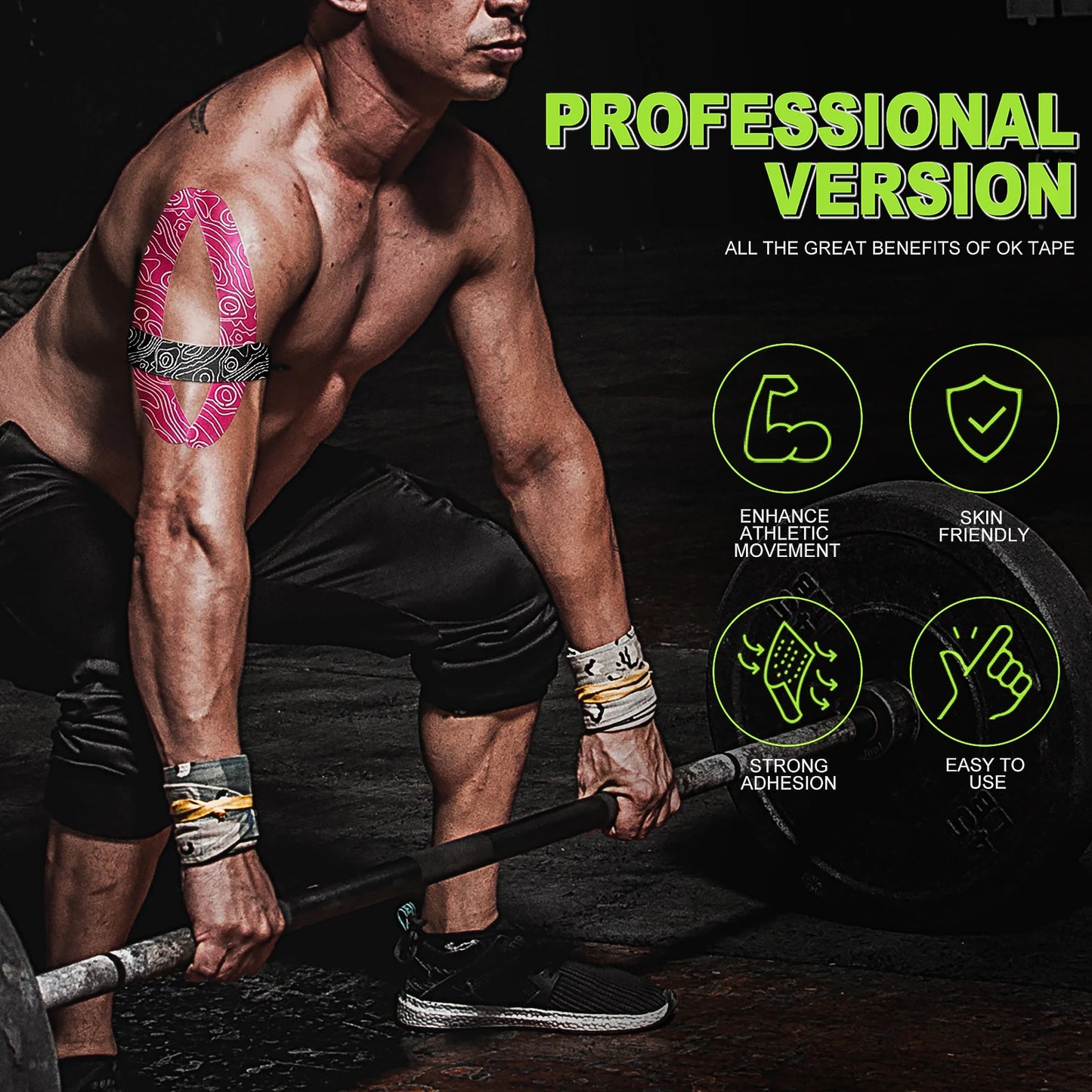 OK TAPE PRO Kinesiology Tape